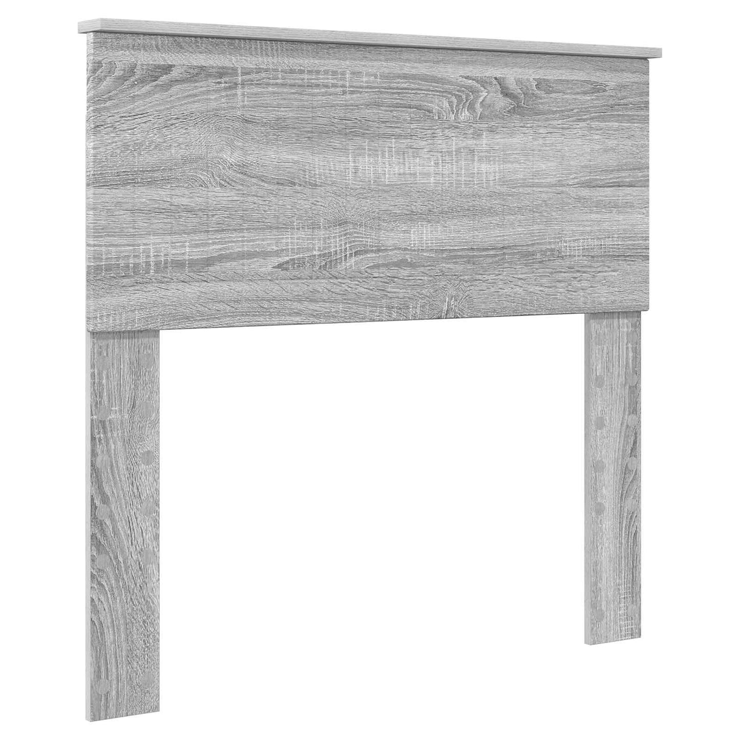 vidaXL Lit de rangement gris sonoma 90 x 200 cm Aggloméré