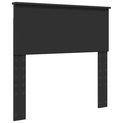 vidaXL Aufbewahrungsbett Schwarz 90 x 190 cm Holzwerkstoff
