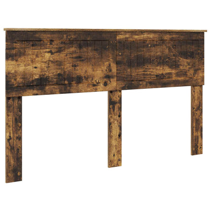 vidaXL Bettrahmen Geräucherte Eiche 150 x 200 cm Holzwerkstoff