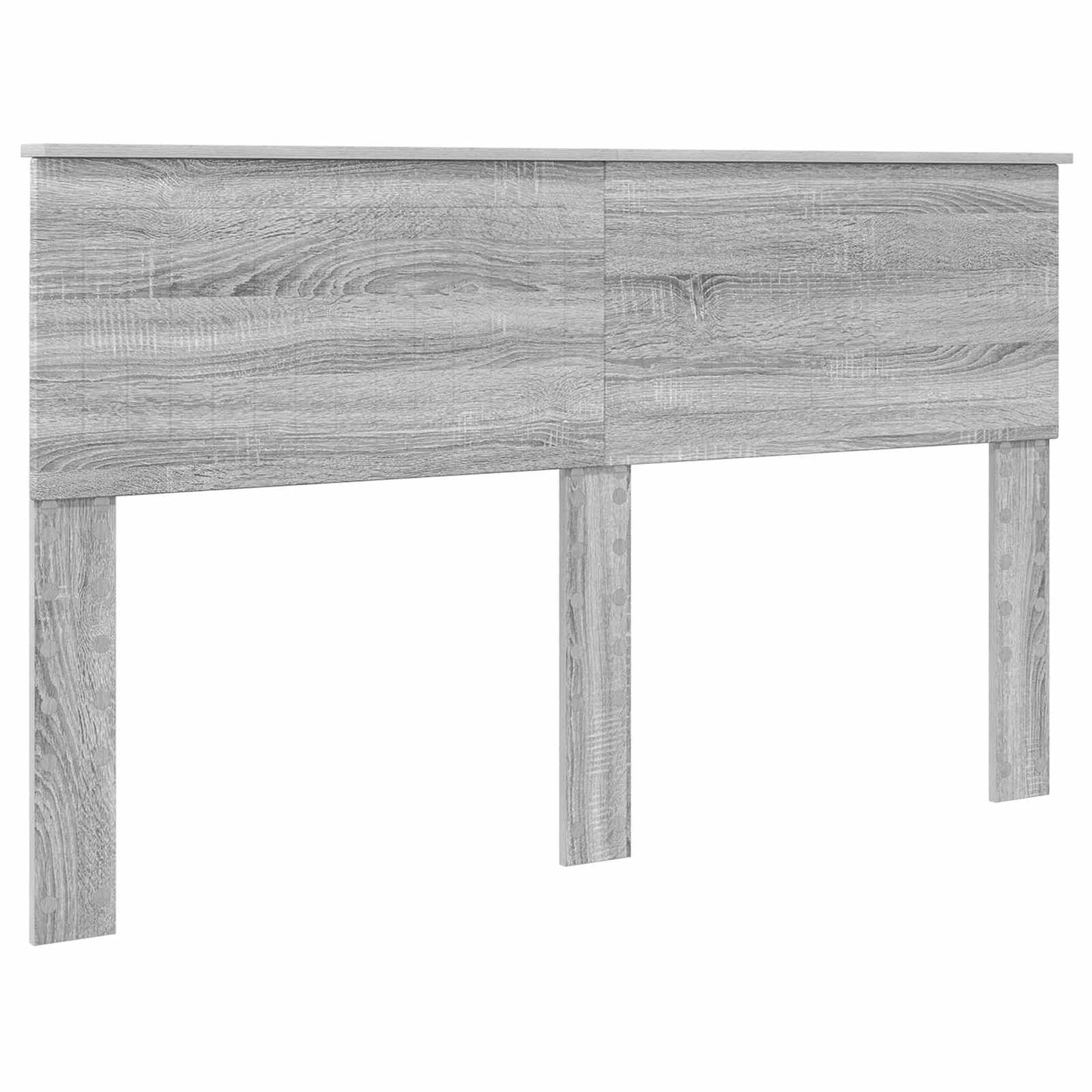 vidaXL Cadre de lit gris Sonoma 150 x 200 cm Bois d'ingénierie