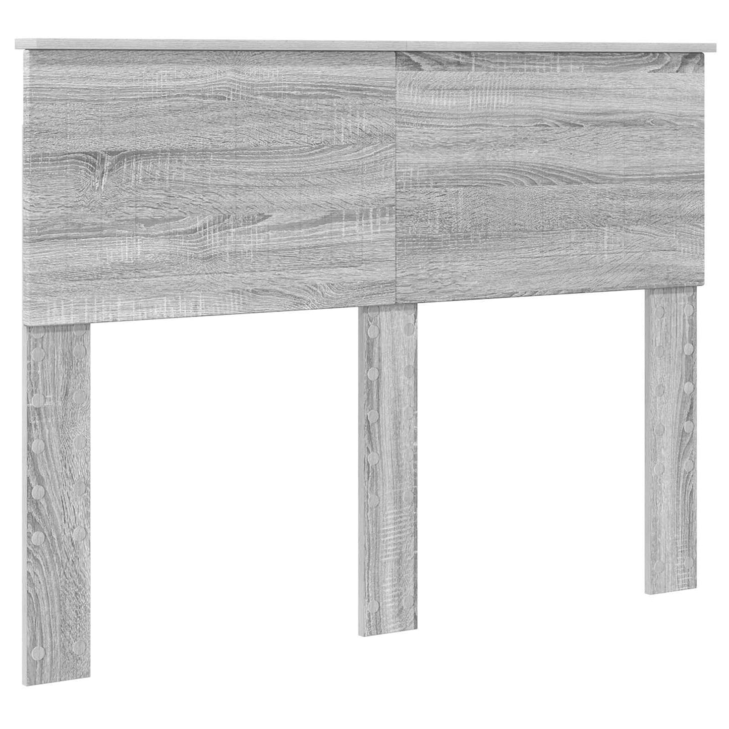 vidaXL Cadre de lit Gris Sonoma 120 x 200 cm Bois d'ingénierie