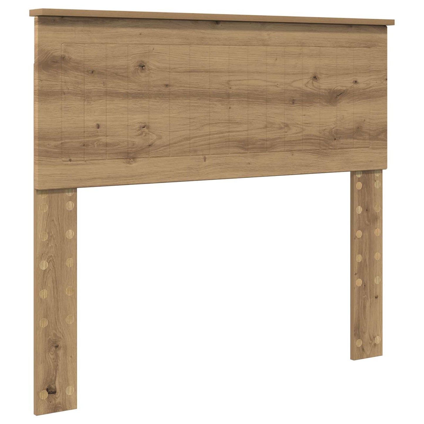 vidaXL Bettrahmen Artisan-Eiche 100 x 200 cm Holzwerkstoff