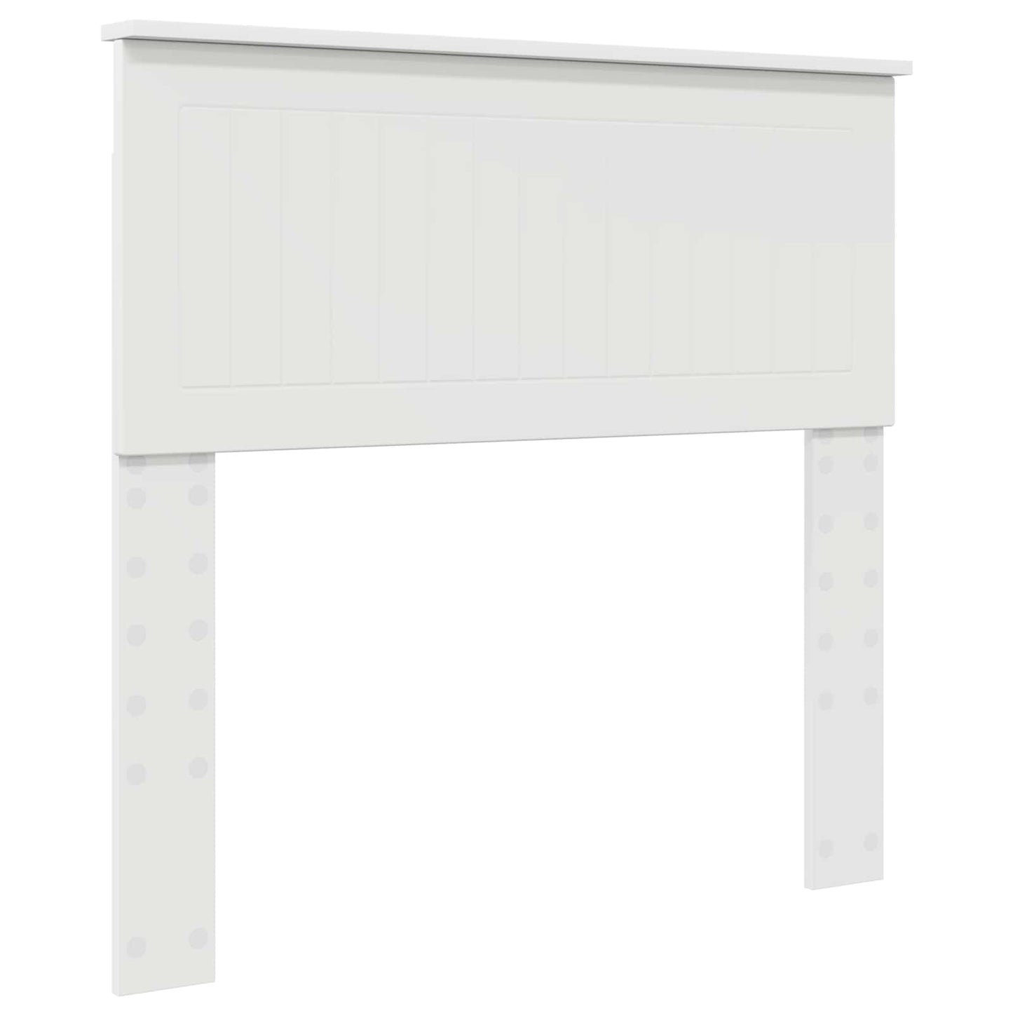 vidaXL Cadre de lit avec tête de lit Blanc 90 x 190 cm Aggloméré