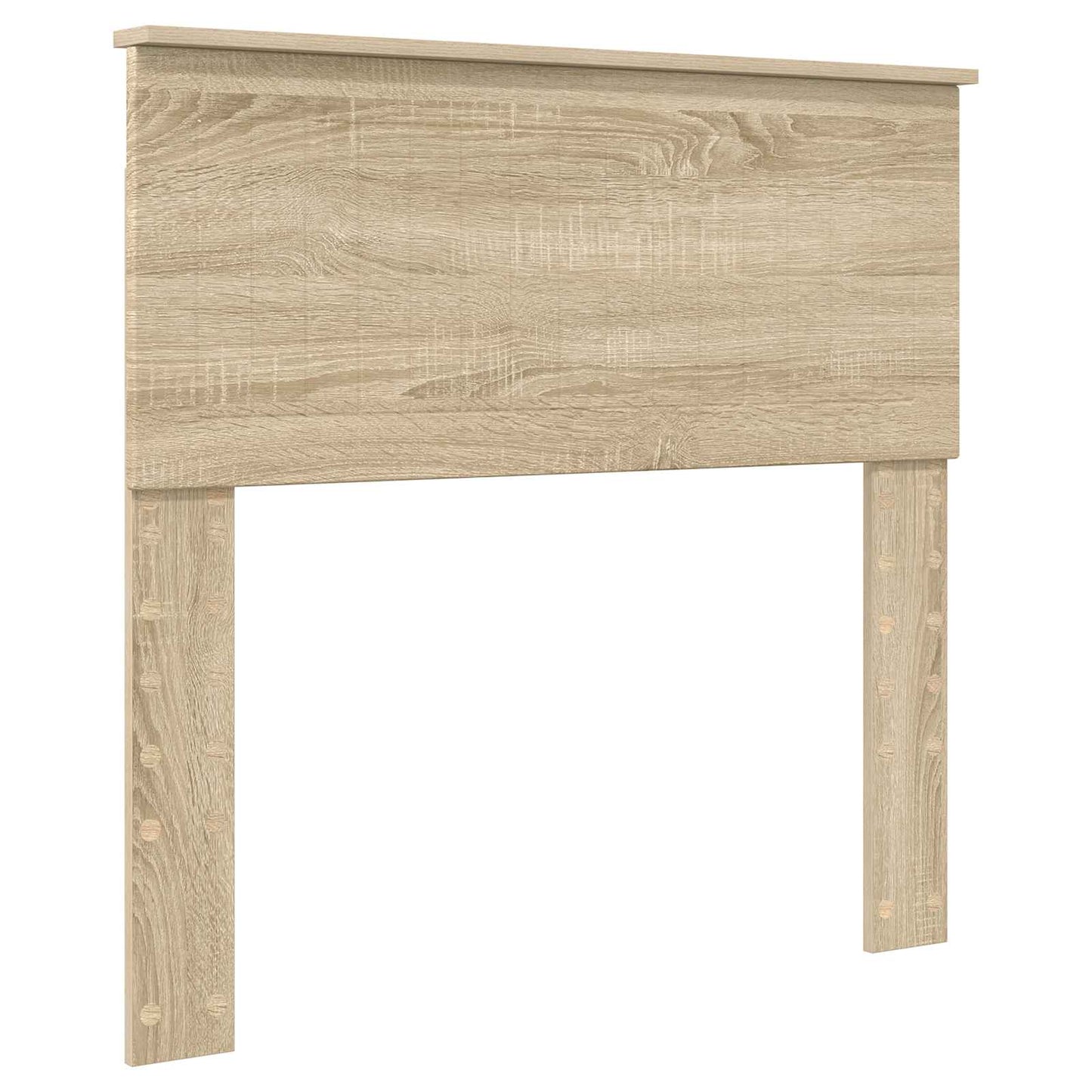 vidaXL Cadre de lit avec tête de lit chêne Sonoma 90 x 190 cm Bois d'ingénierie