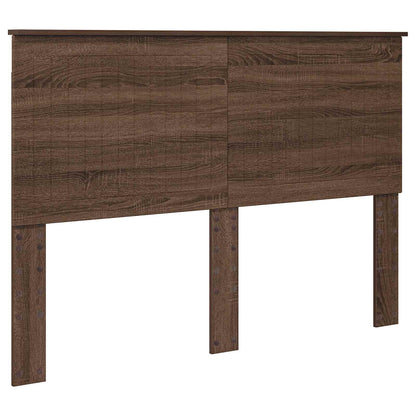 vidaXL Bettrahmen Braun Eichen-Optik 140 x 200 cm Massives Kiefernholz