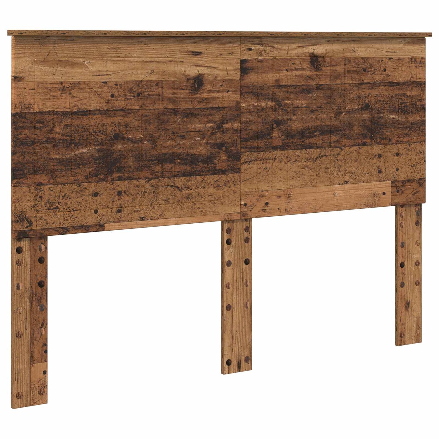 vidaXL Bettrahmen Altholz 140 x 190 cm Massives Kiefernholz