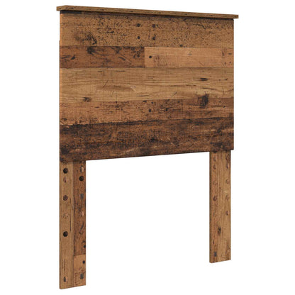 vidaXL Cadre de lit bois de récupération 75 x 190 cm Bois de pin massif