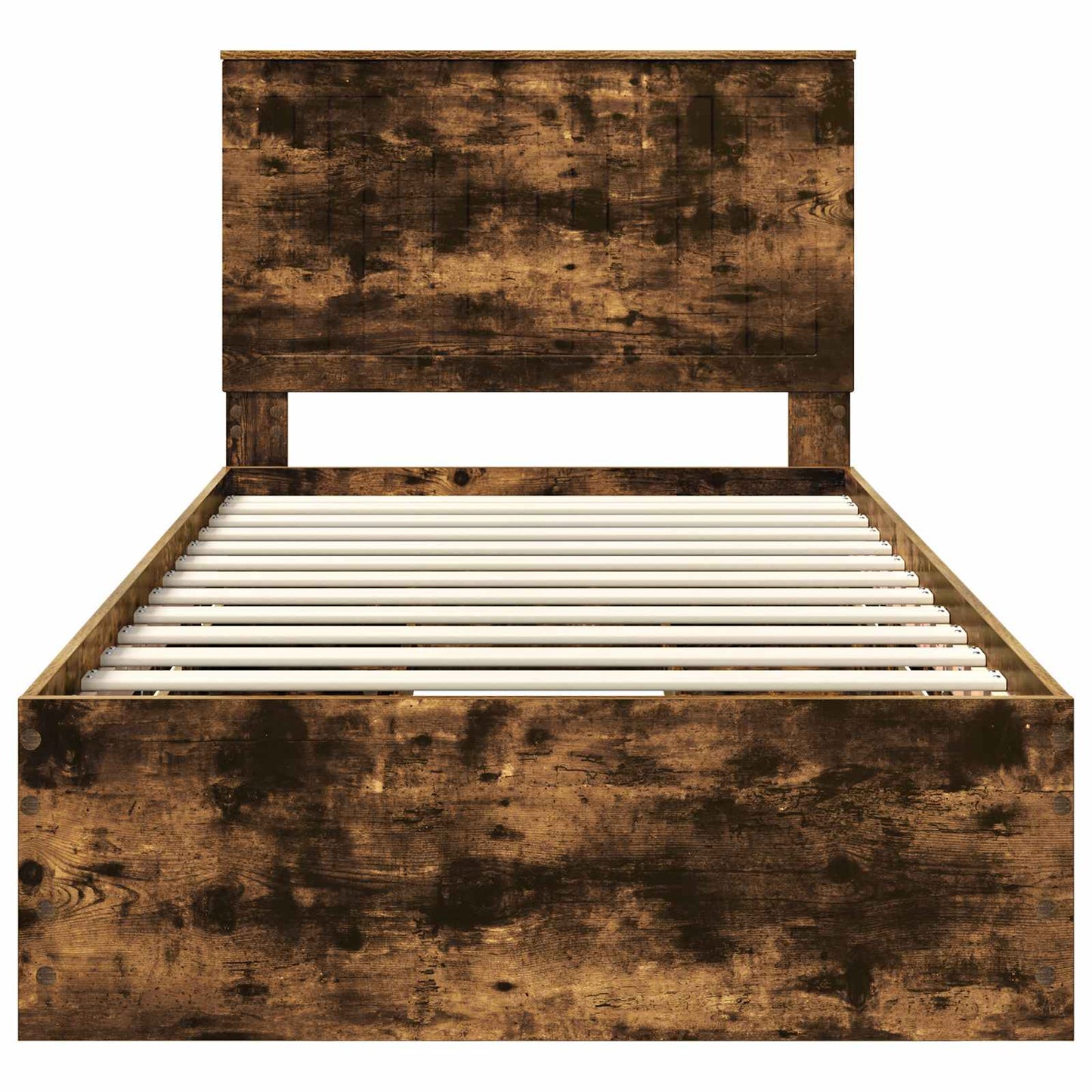 Bettrahmen Geräucherte Eiche 100 x 200 cm Ingenieurs Holz