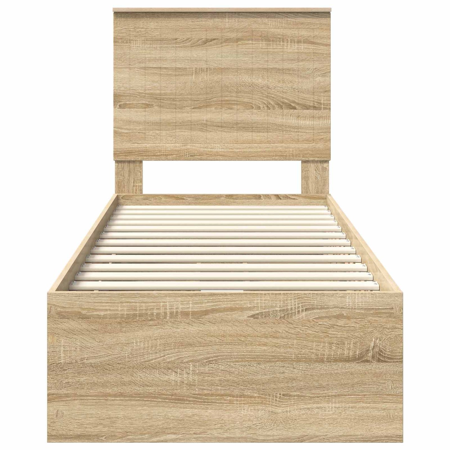 vidaXL Cadre de lit Chêne Sonoma 75 x 190 cm Bois d'ingénierie