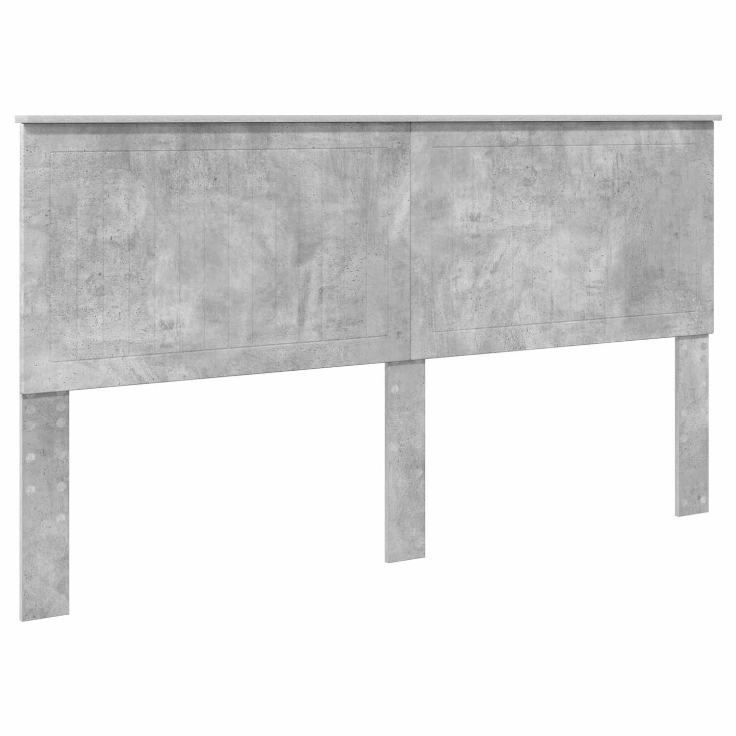 vidaXL Aufbewahrungsbett Beton Grau 180 x 200 cm Holzwerkstoff