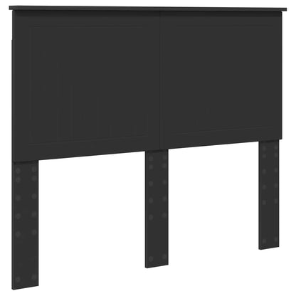 vidaXL Aufbewahrungsbett Schwarz 135 x 190 cm Holzwerkstoff