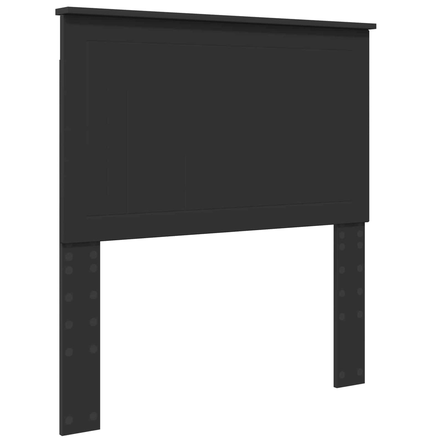 vidaXL Aufbewahrungsbett Schwarz 90 x 190 cm Holzwerkstoff