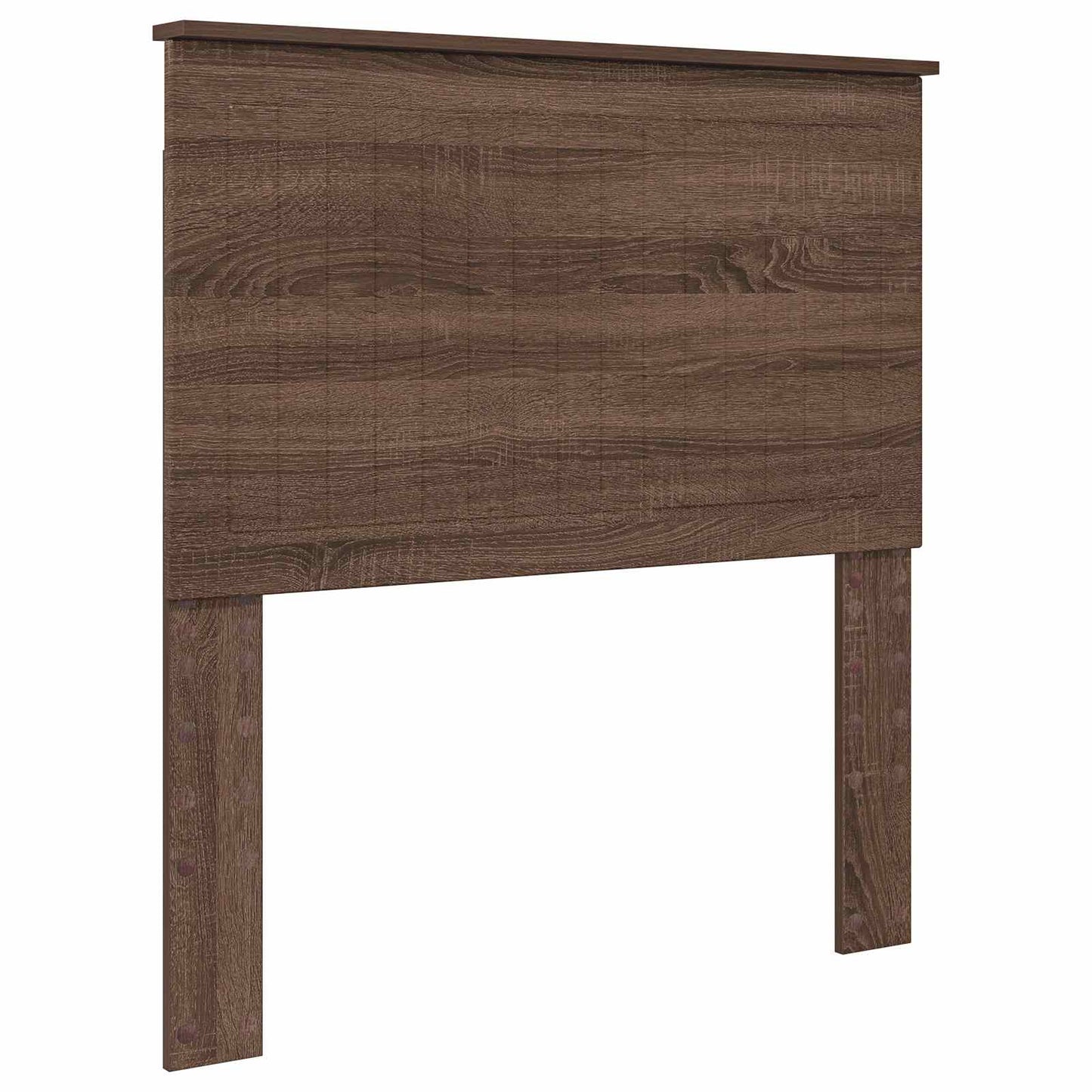 vidaXL Aufbewahrungsbett Braun Eichen-Optik 90 x 190 cm Holzwerkstoff