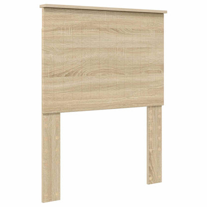 vidaXL Aufbewahrungsbett Sonoma-Eiche 75 x 190 cm Holzwerkstoff
