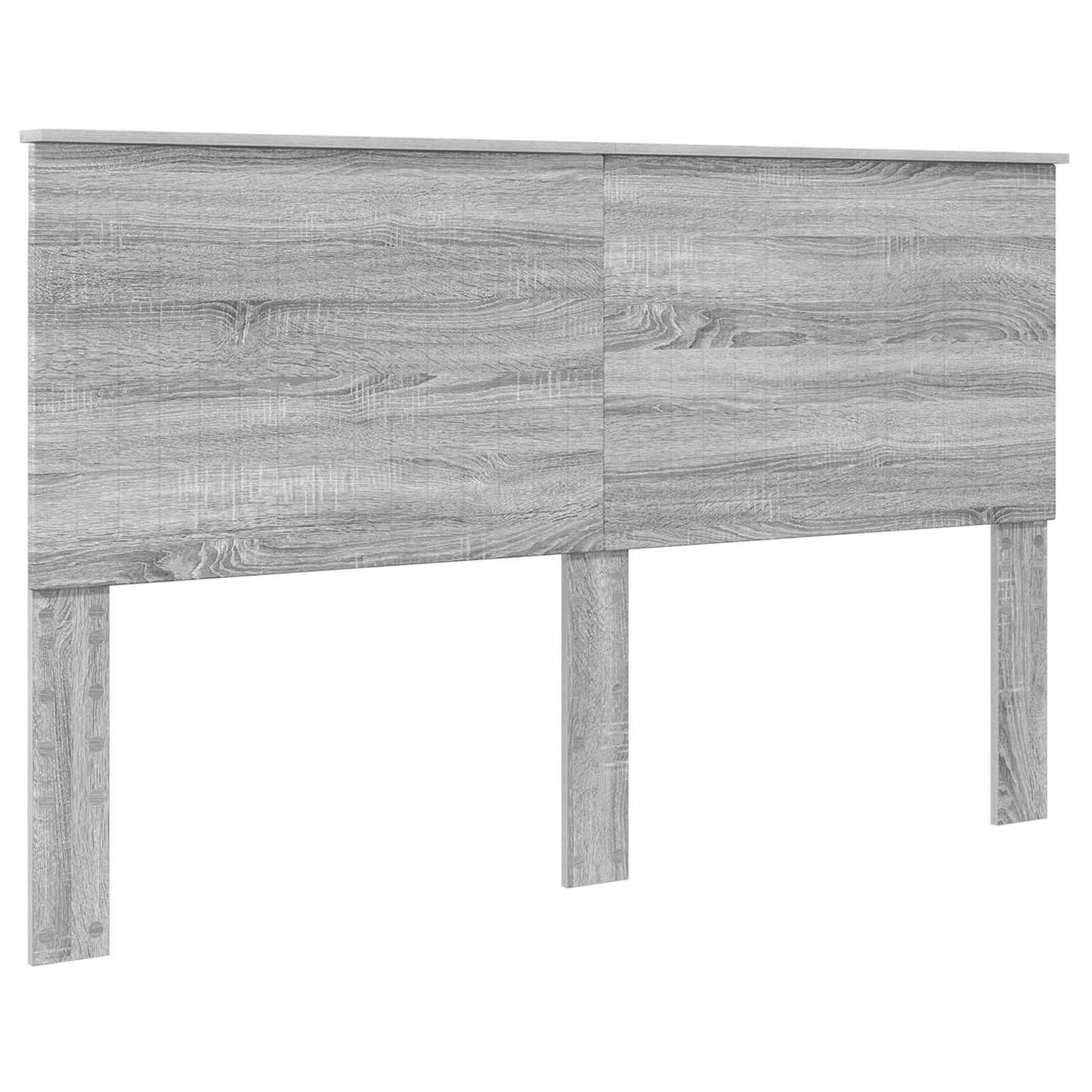 vidaXL Bettrahmen Graues Sonoma 160 x 200 cm Holzwerkstoff