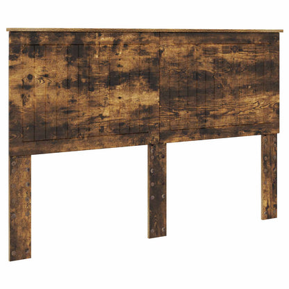 vidaXL Bettrahmen Geräucherte Eiche 150 x 200 cm Holzwerkstoff