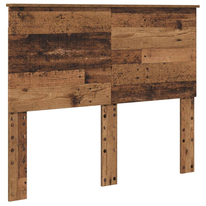 vidaXL Bettrahmen mit Kopfteil Altholz 120 x 190 cm Holzwerkstoff