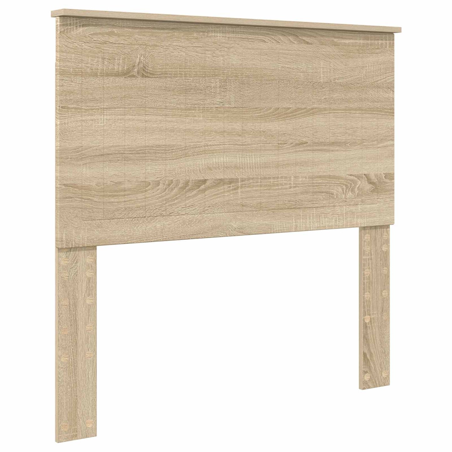 vidaXL Cadre de lit avec tête de lit chêne Sonoma 100 x 200 cm Bois d'ingénierie