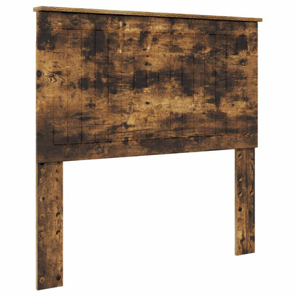 vidaXL Bettrahmen Geräucherte Eiche 100 x 200 cm Holzwerkstoff