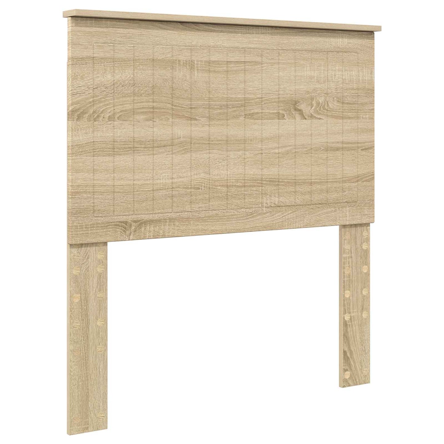 vidaXL Bettrahmen mit Kopfteil Sonoma-Eiche 90 x 200 cm Holzwerkstoff