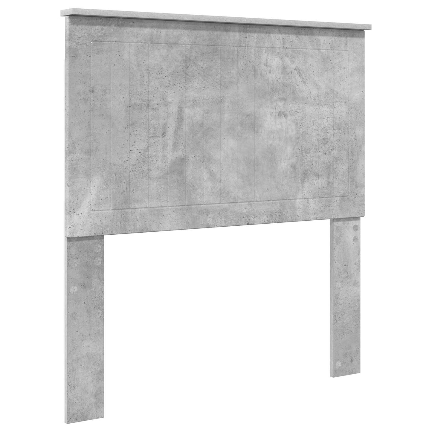 vidaXL Cadre de lit avec tête de lit Gris Béton 90 x 200 cm Bois d'ingénierie