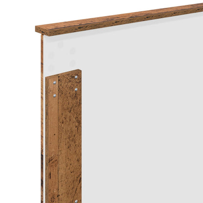 Cadre de lit avec tête de lit vidaXL bois de récupération 90 x 200 cm bois d'ingénierie