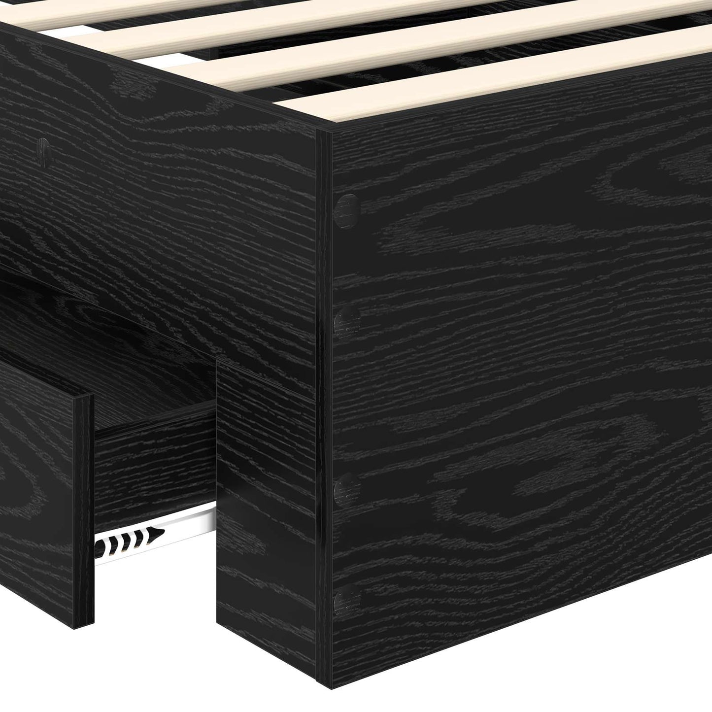 vidaXL Bettgestell mit Schubladen mit Kopfteil Holzwerkstoff