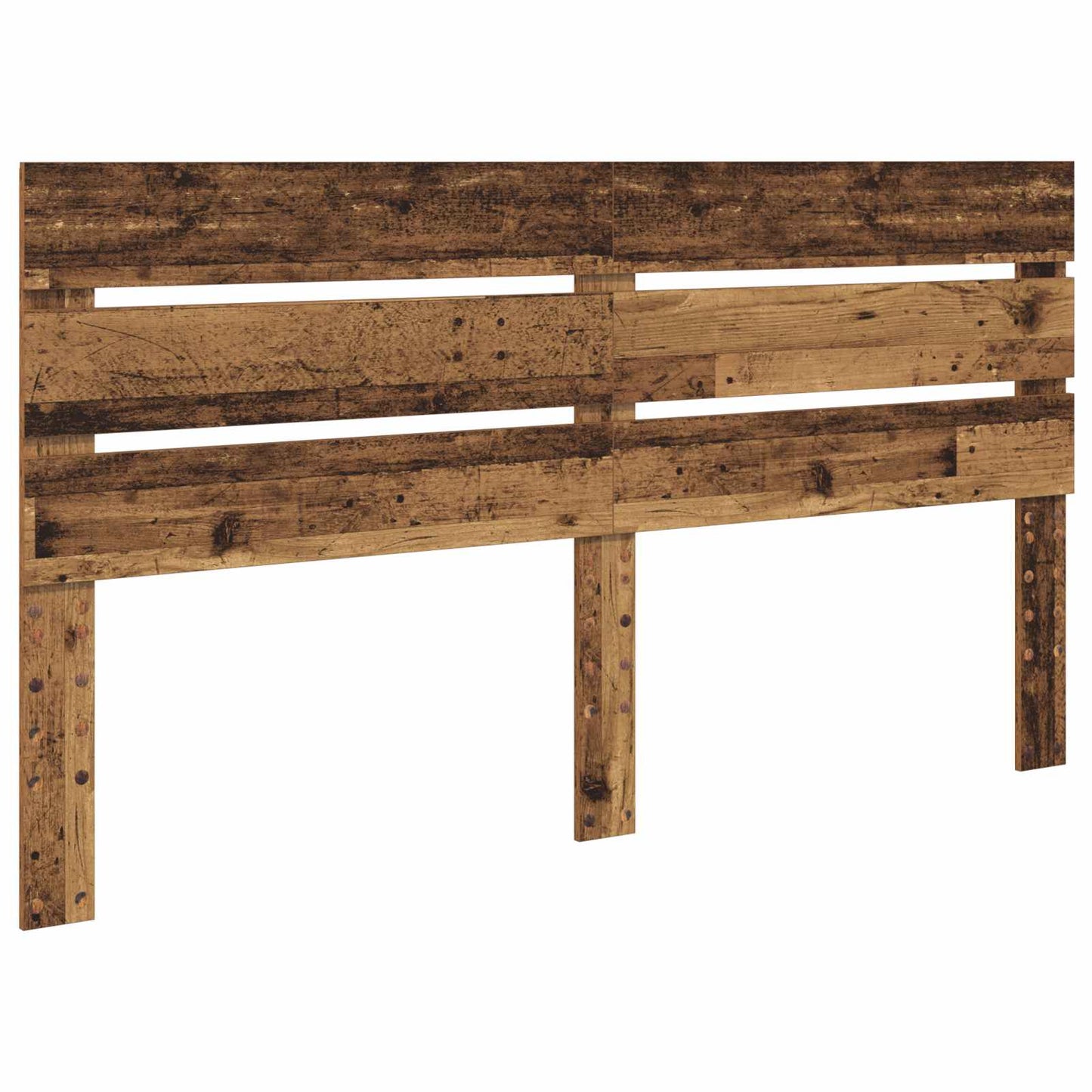 vidaXL Bettrahmen Altholz 160 x 200 cm Massives Kiefernholz