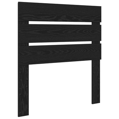 vidaXL Bettrahmen Schwarz 75 x 190 cm Massives Kiefernholz