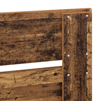 vidaXL Bettrahmen Altholz 75 x 190 cm Massives Kiefernholz