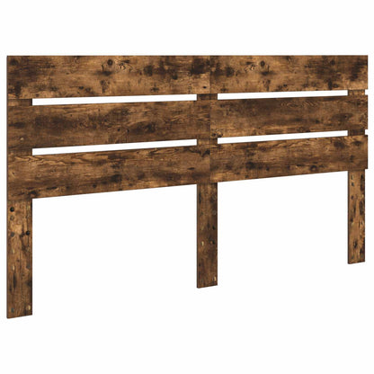 vidaXL Aufbewahrungsbett Geräucherte Eiche 160 x 200 cm Holzwerkstoff