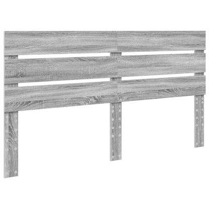 vidaXL Aufbewahrungsbett Graues Sonoma 160 x 200 cm Holzwerkstoff
