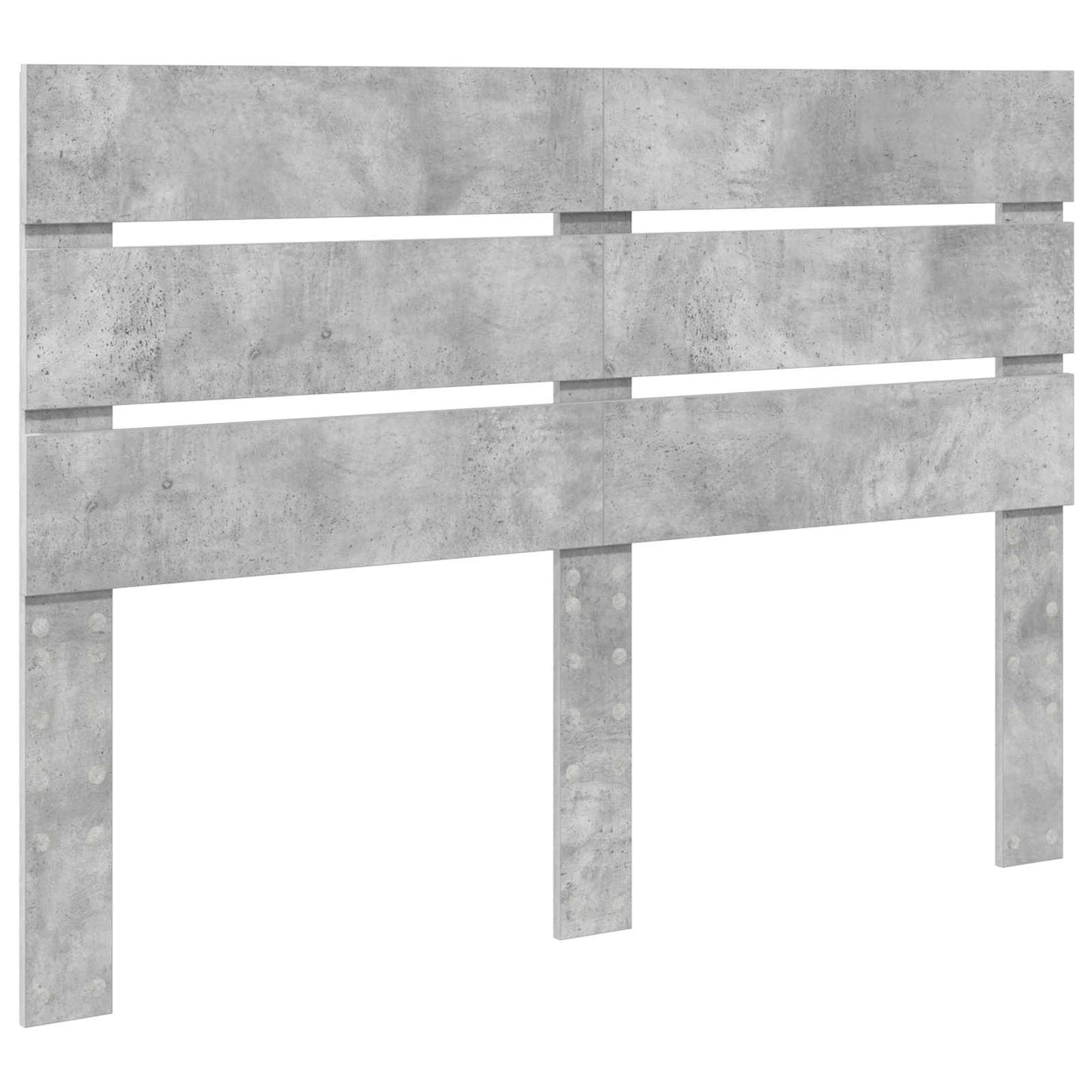 vidaXL Aufbewahrungsbett Beton Grau 150 x 200 cm Holzwerkstoff