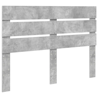 vidaXL Aufbewahrungsbett Beton Grau 150 x 200 cm Holzwerkstoff