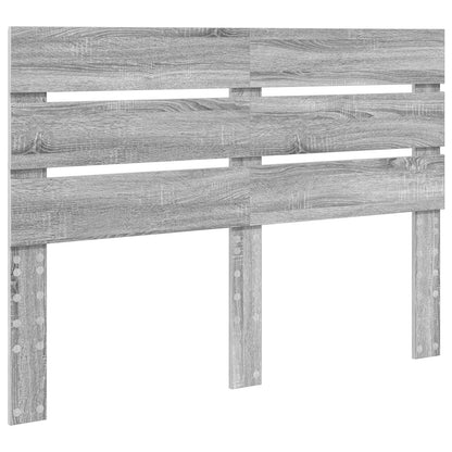 vidaXL Aufbewahrungsbett Graues Sonoma 140 x 200 cm Holzwerkstoff