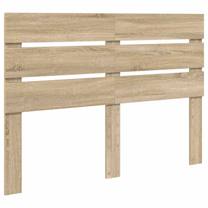 vidaXL Aufbewahrungsbett Sonoma-Eiche 140 x 190 cm Holzwerkstoff