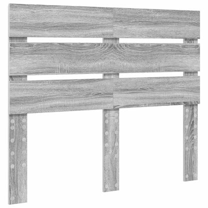 vidaXL Aufbewahrungsbett Graues Sonoma 135 x 190 cm Holzwerkstoff