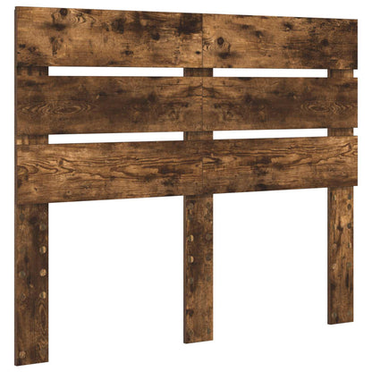 vidaXL Aufbewahrungsbett Geräucherte Eiche 120 x 190 cm Holzwerkstoff