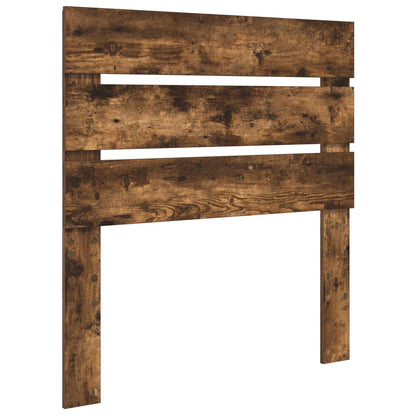 vidaXL Aufbewahrungsbett Geräucherte Eiche 100 x 200 cm Holzwerkstoff