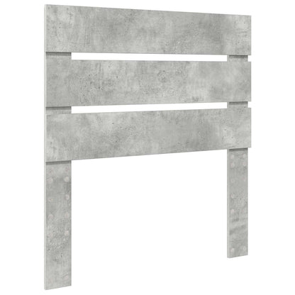 vidaXL Aufbewahrungsbett Beton Grau 70 x 190 cm Holzwerkstoff