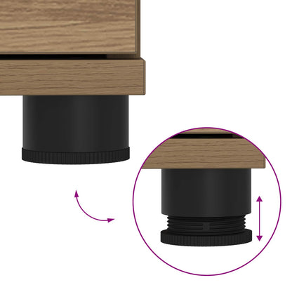 Flurbank mit Kissen mit Regal Artisan-Eiche 100 x 38 x 46 cm