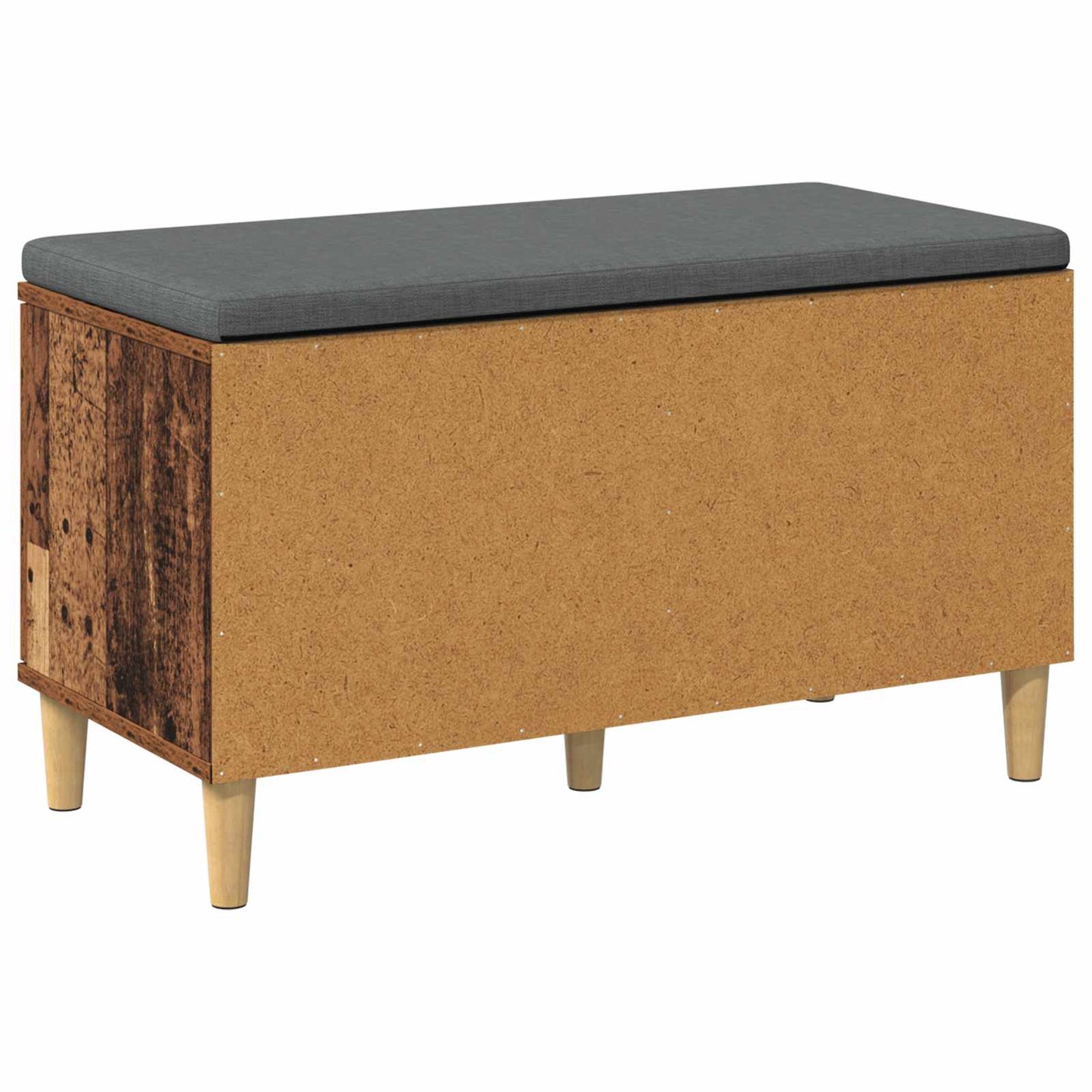 Flurbank mit Kissen mit Speicher Altholz 80 x 38 x 46 cm