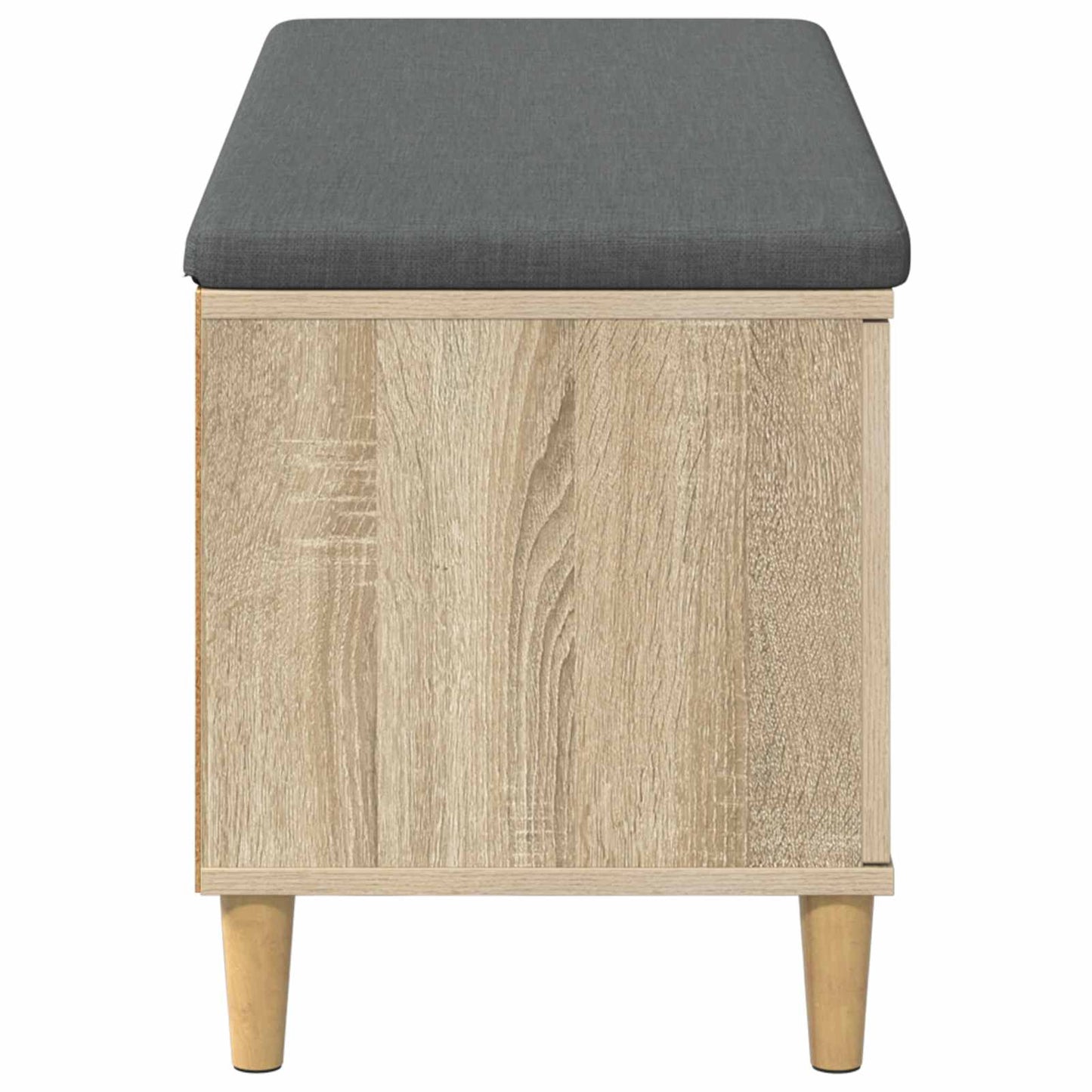 Flurbank mit Kissen mit Speicher Sonoma-Eiche 100 x 38 x 46 cm