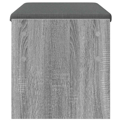 Flurbank mit Kissen Graues Sonoma 83 x 38 x 40 cm