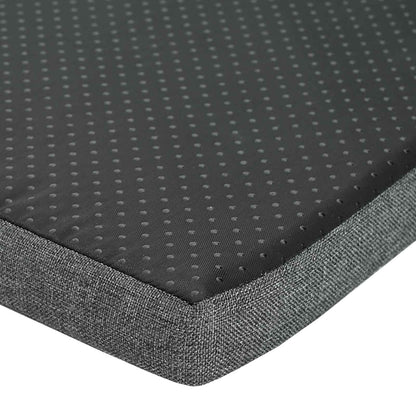 Flurbank mit Kissen Schwarz Eichen-Optik 103 x 38 x 40 cm