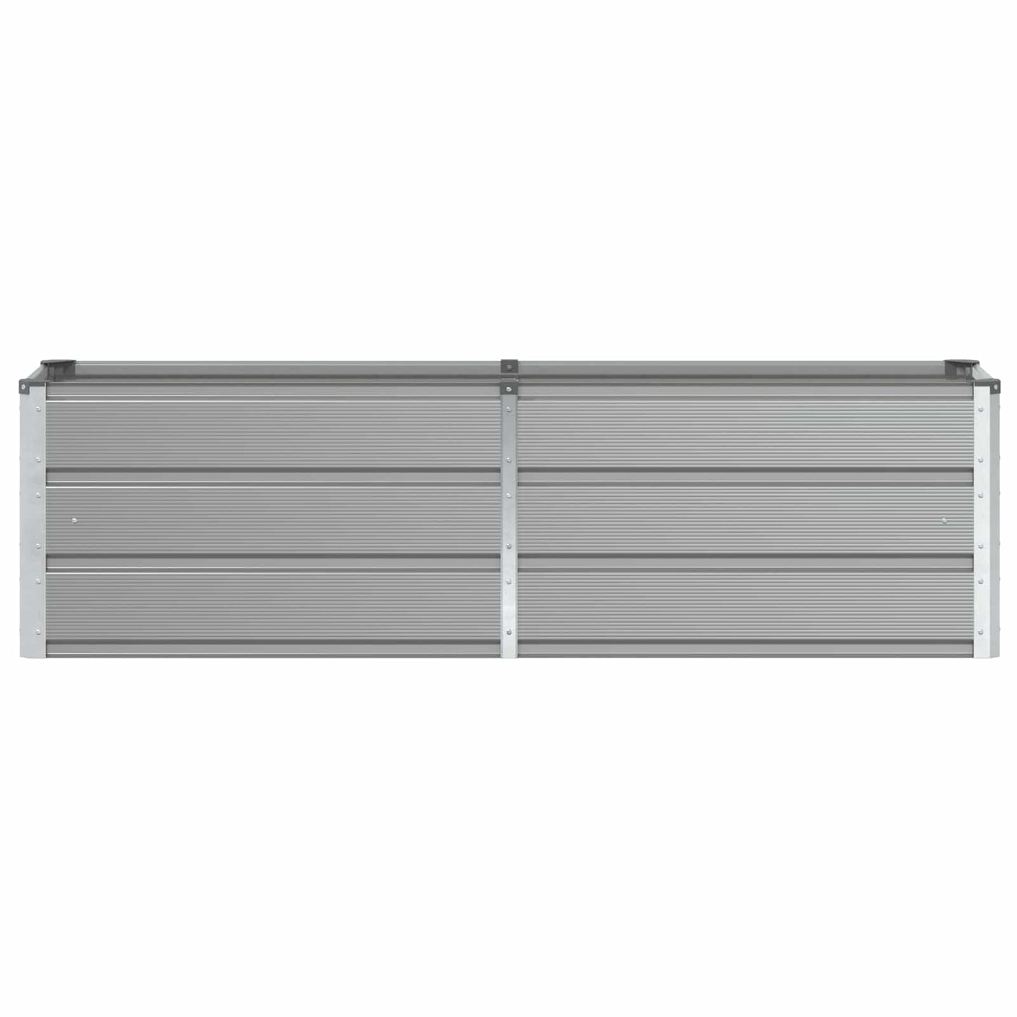 vidaXL Jardinière Gris clair 160 x 40 x 45 cm Acier