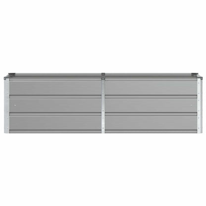 vidaXL Jardinière Gris clair 160 x 40 x 45 cm Acier