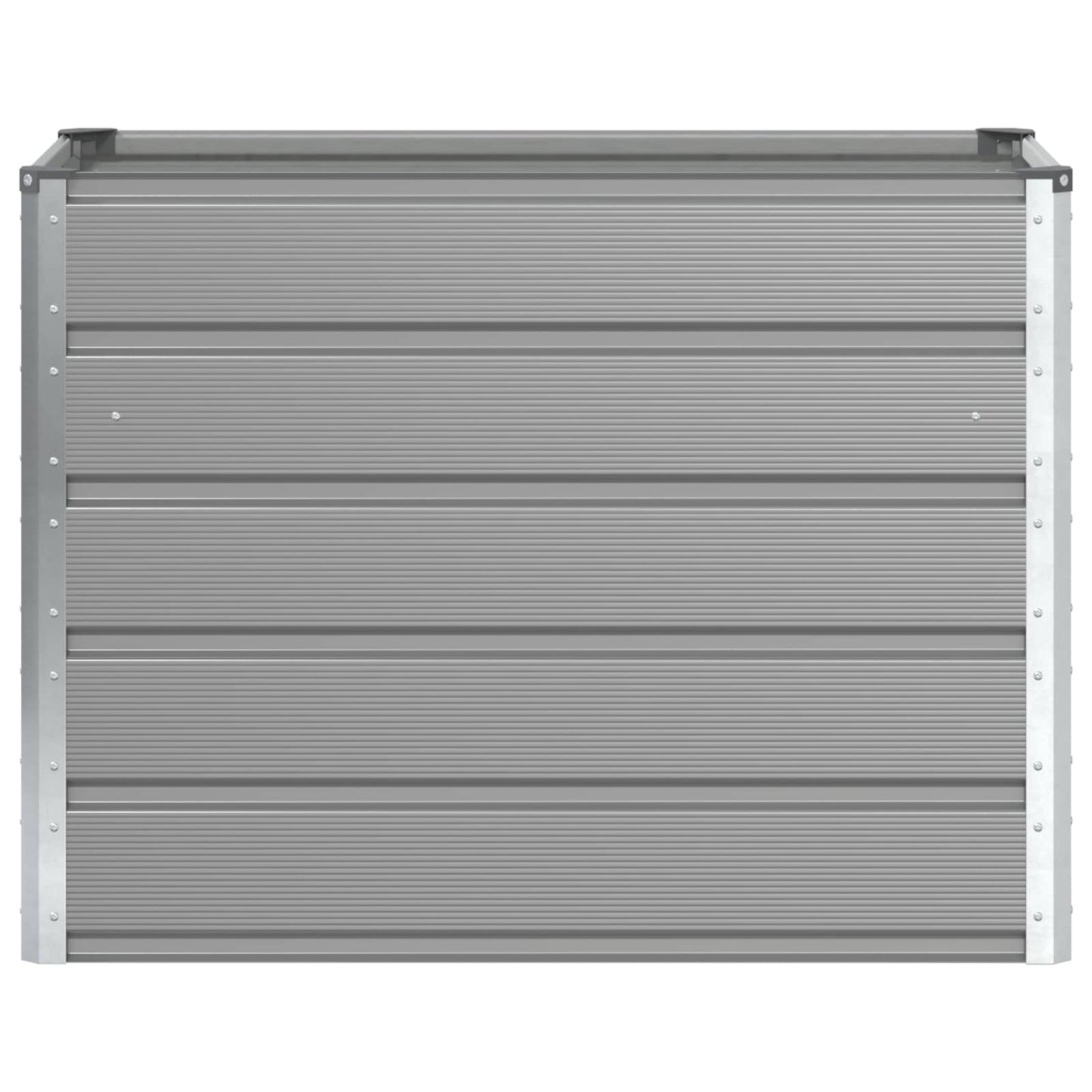 Pflanzkübel Hellgrau 480 x 50 x 45 cm Verzinkter Stahl