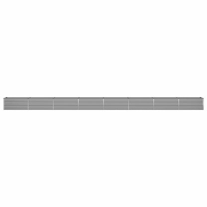 Pflanzkübel Hellgrau 480 x 50 x 45 cm Verzinkter Stahl