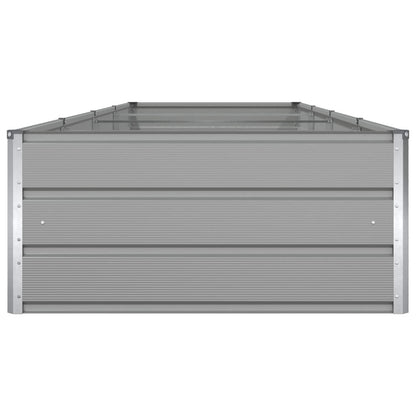 vidaXL Pflanzkübel Hellgrau 195 x 100 x 45 cm Verzinkter Stahl